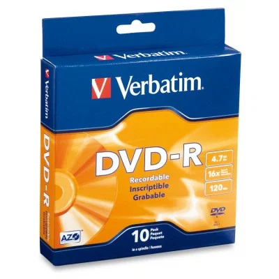 Verbatim DVD-R 10pack Spindle Verbatim — view 2
