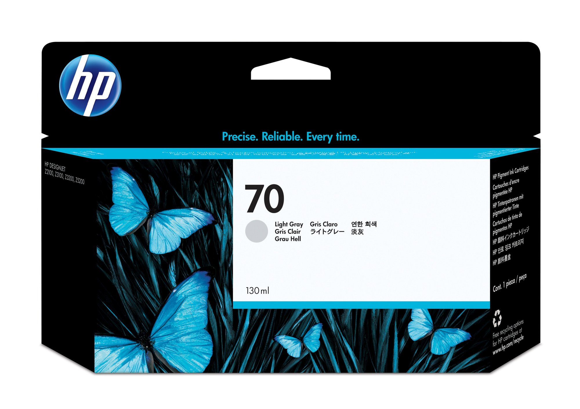 HP 70 130ml Light Grey Ink Cartridge HP — view 2