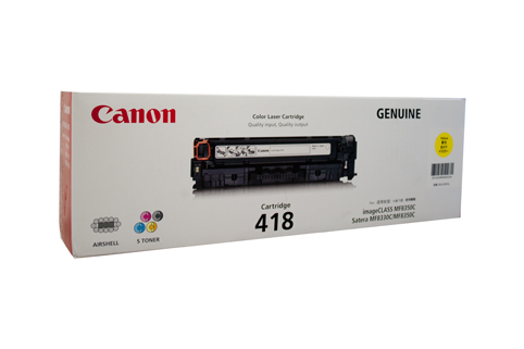 CANON CART418Y YELLOW TONER CART MF8350CDN CANON — view 2