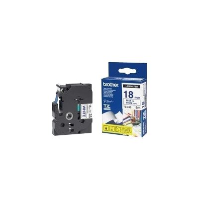 BROTHER TZe243 18mm x 8m Standard laminated Blue BROTHER — view 2