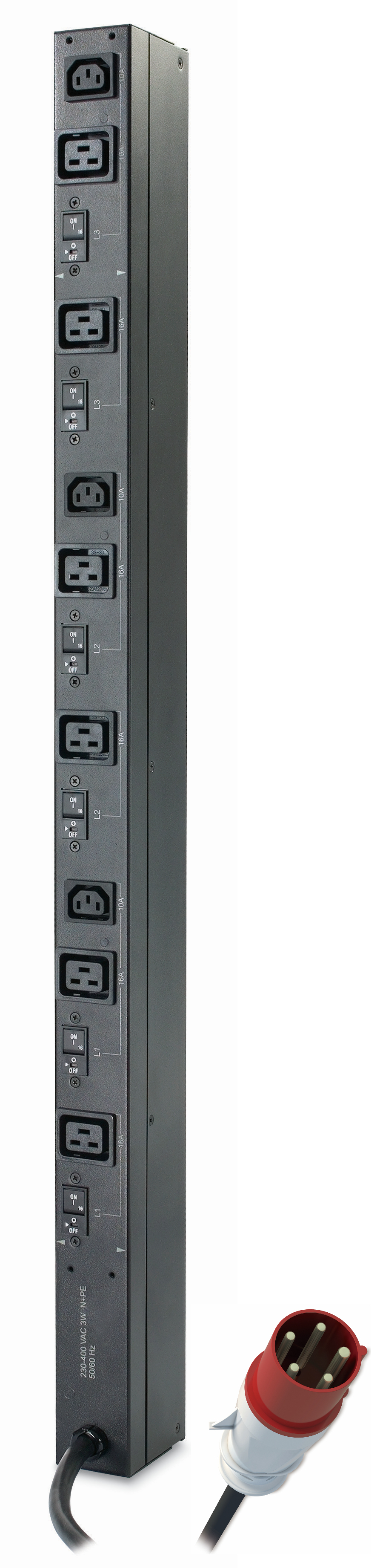 APC Rack PDU. Basic. Zero U. 22kW. 230V. (6) APC — view 2