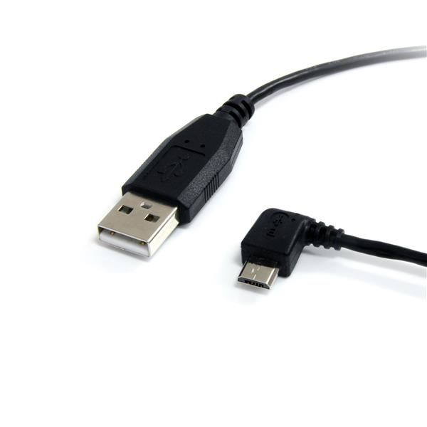 StarTech.com 1 ft USB to Left Angle Micro USB Cable StarTech.com — view 2