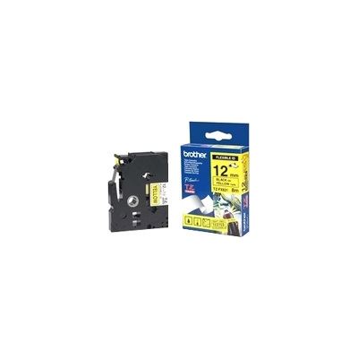 BROTHER TZEFX631 12mm BLK on YLLW flexible tape BROTHER — view 2