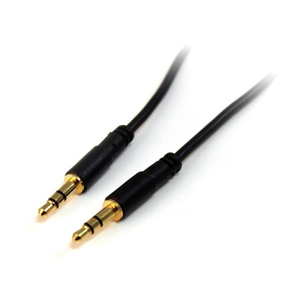 StarTech.com 3 ft Slim 3.5mm Stereo Audio Cable - M/M StarTech.com — view 2