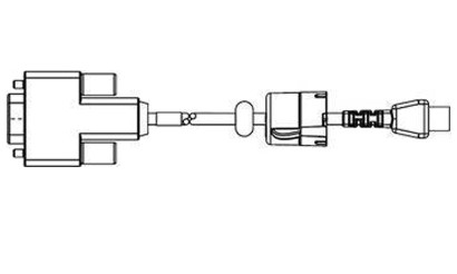 ZEBRA QLN SERIAL CABLE PC-DB9 ZEBRA — view 2
