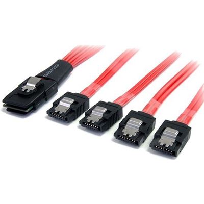 StarTech.com SAS Cable SFF-8087 to 4x Latching SATA StarTech.com — view 2