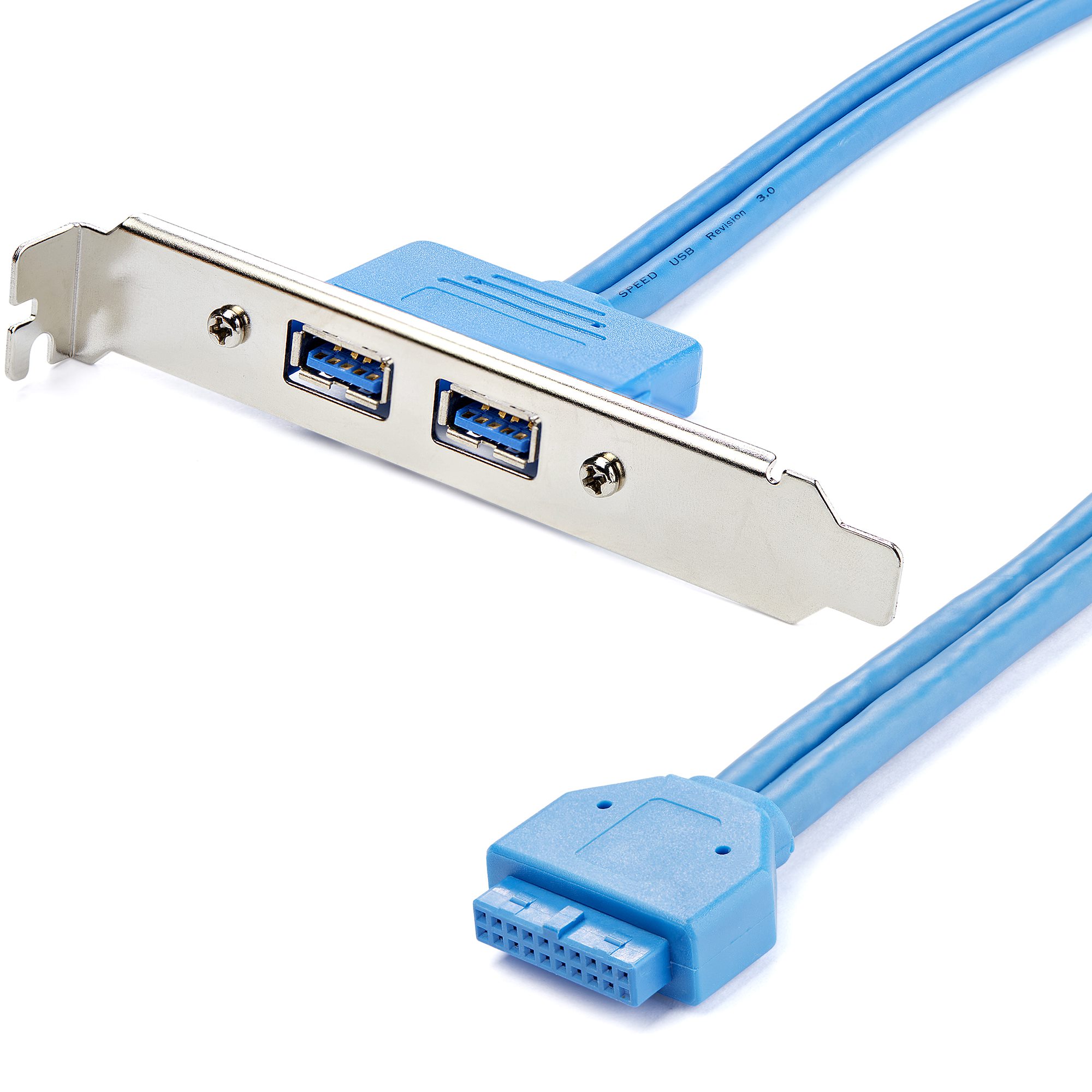 StarTech.com 2 Port USB 3 A Female Slot Plate Adapter StarTech.com — view 2
