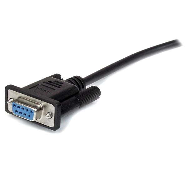 StarTech.com 2m Straight Through Serial Cable M/F BK StarTech.com — view 3