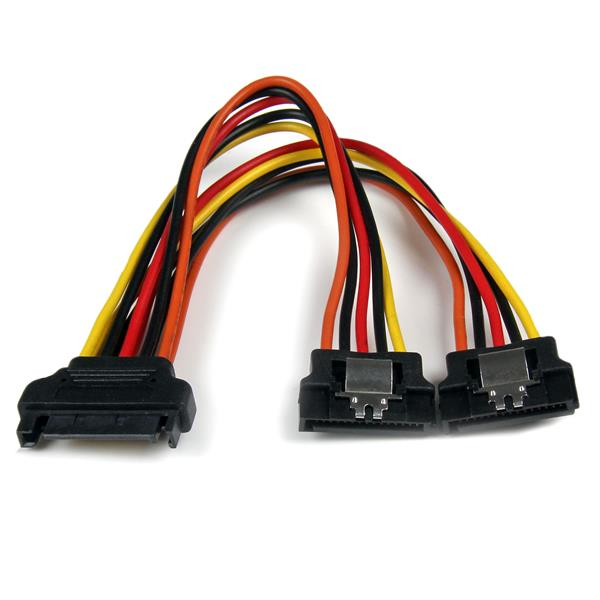 StarTech.com 6in Latching SATA Power Y Splitter Cable StarTech.com — view 2