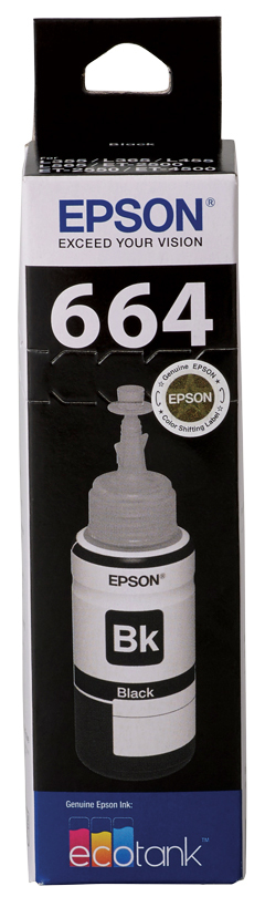 EPSON T664 Black ink bottle EPSON — view 2