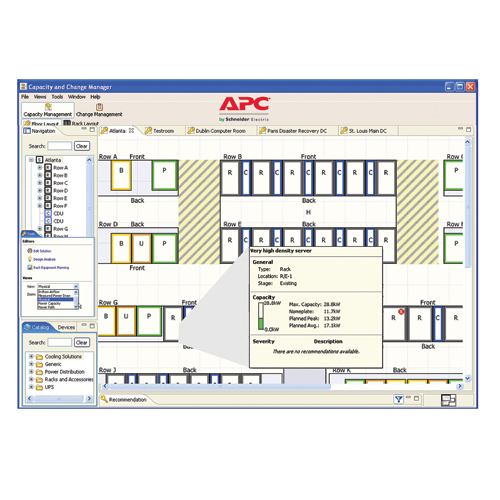 APC Data Center Operation Floor Layout APC — view 2