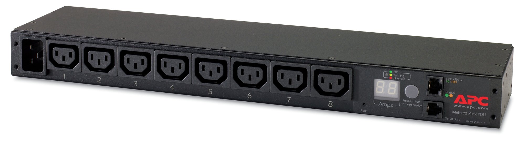 APC RACK PDU. METERED. 1U. 16A. 208/230V. (8 APC — view 2