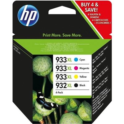 HP 933XL CMY/932XL Blk Crtg Combo 4-Pk HP — view 2