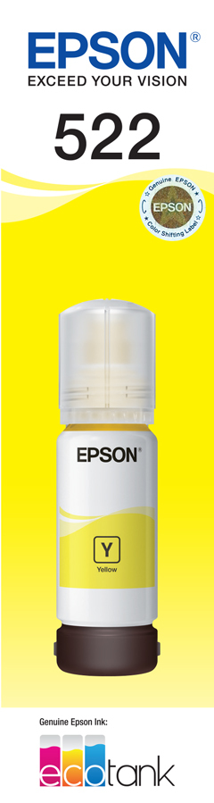 EPSON T522 YELLOW INK BOTTLE thumbnail 1