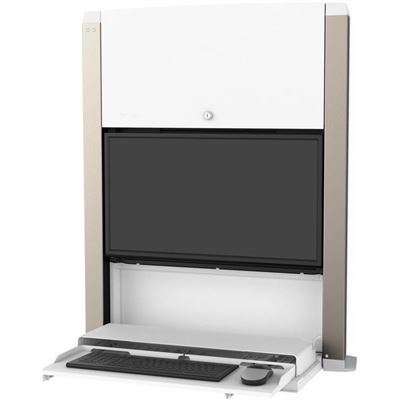 ERGOTRON CareFit 24-inch Sit-Stand Enclosure Snow ERGOTRON — view 2