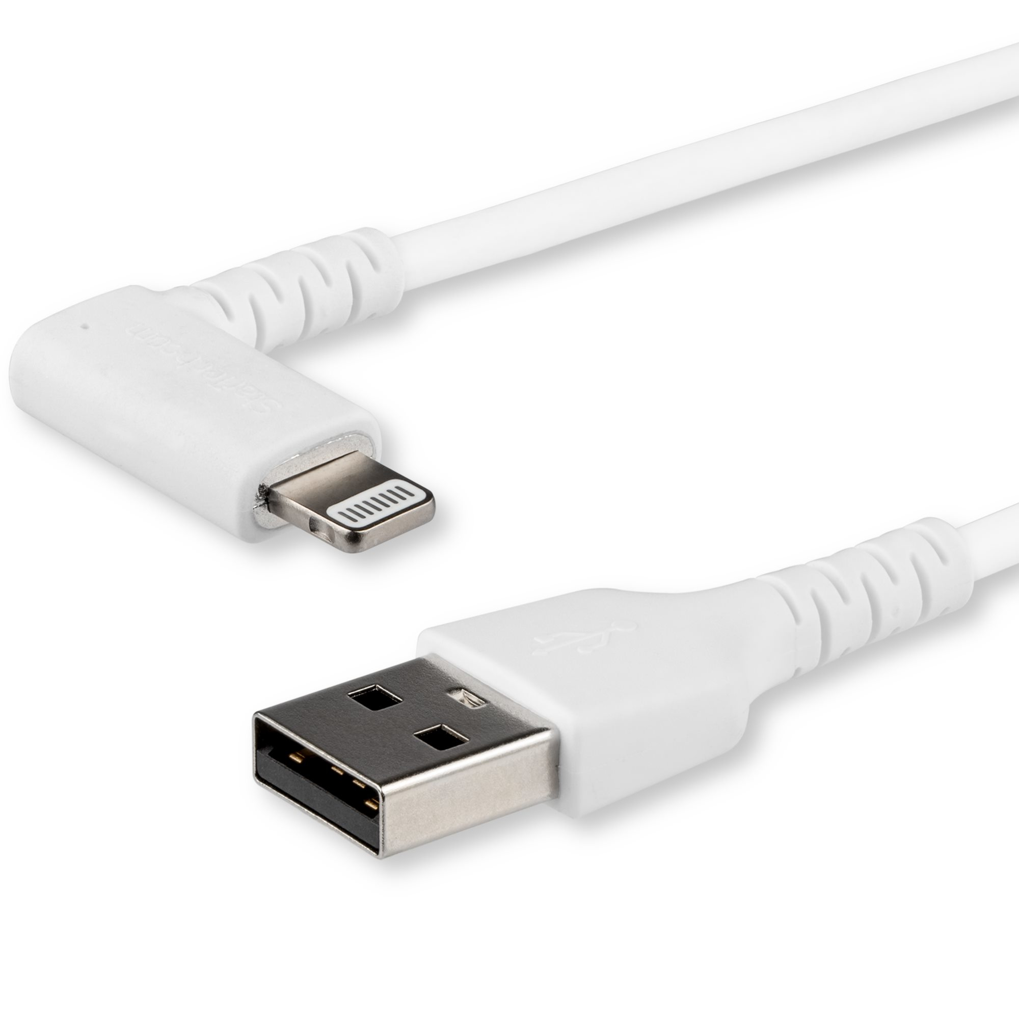 StarTech.com Cable - White Angled Lightning to USB 1m StarTech.com — view 2