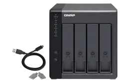 4BAY EXPANSION ENCLOSURE RAID TOWER QNAP — view 2