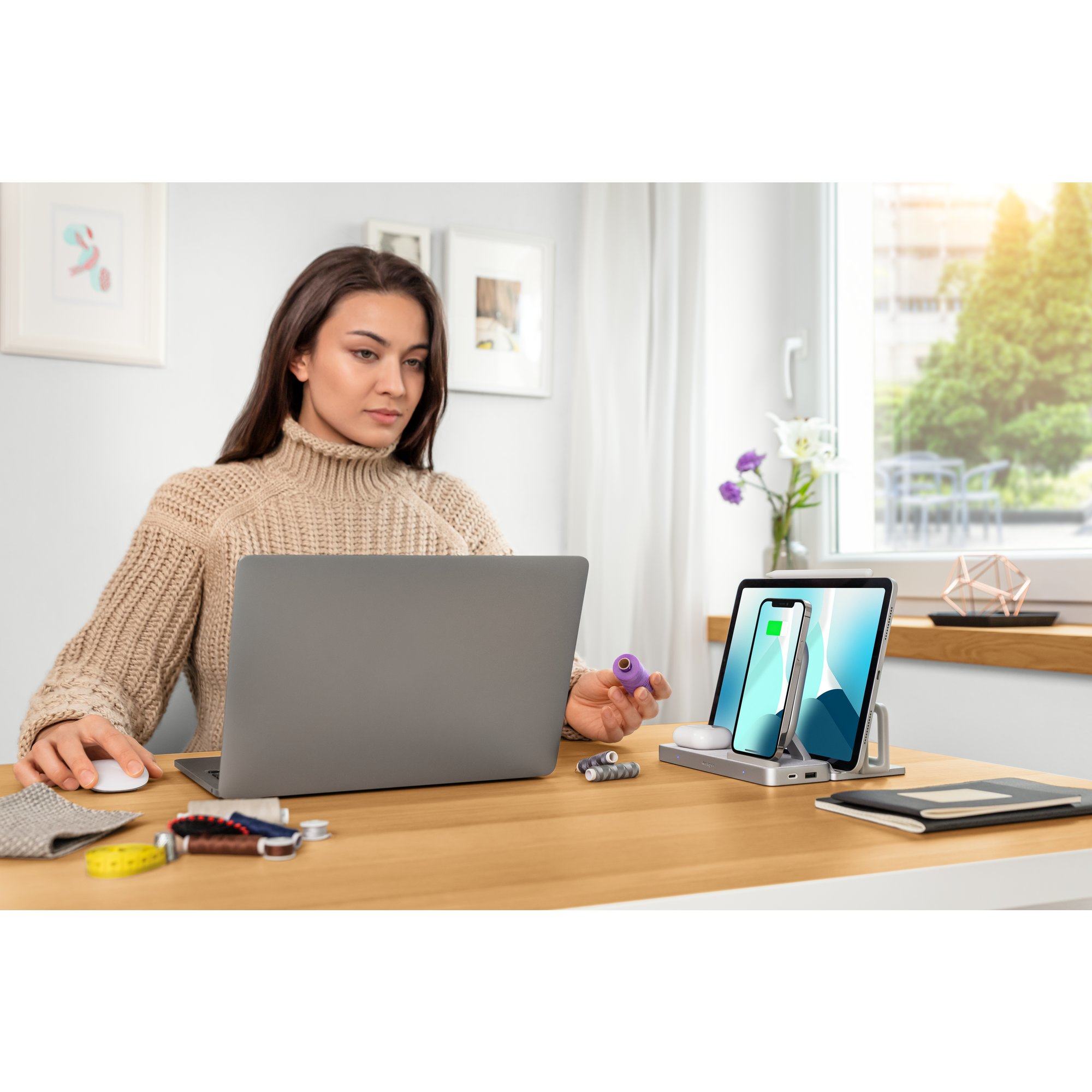 KENSINGTON STUDIOCADDY WITH QI WLESS CHARGE APPLE KENSINGTON — view 2