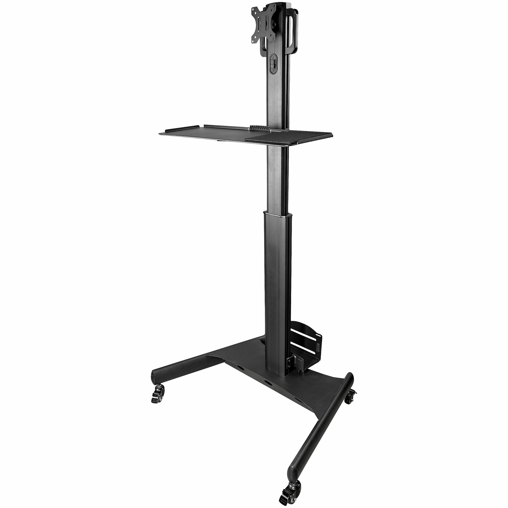 StarTech.com Mobile Workstation Cart w Monitor Mount StarTech.com — view 2