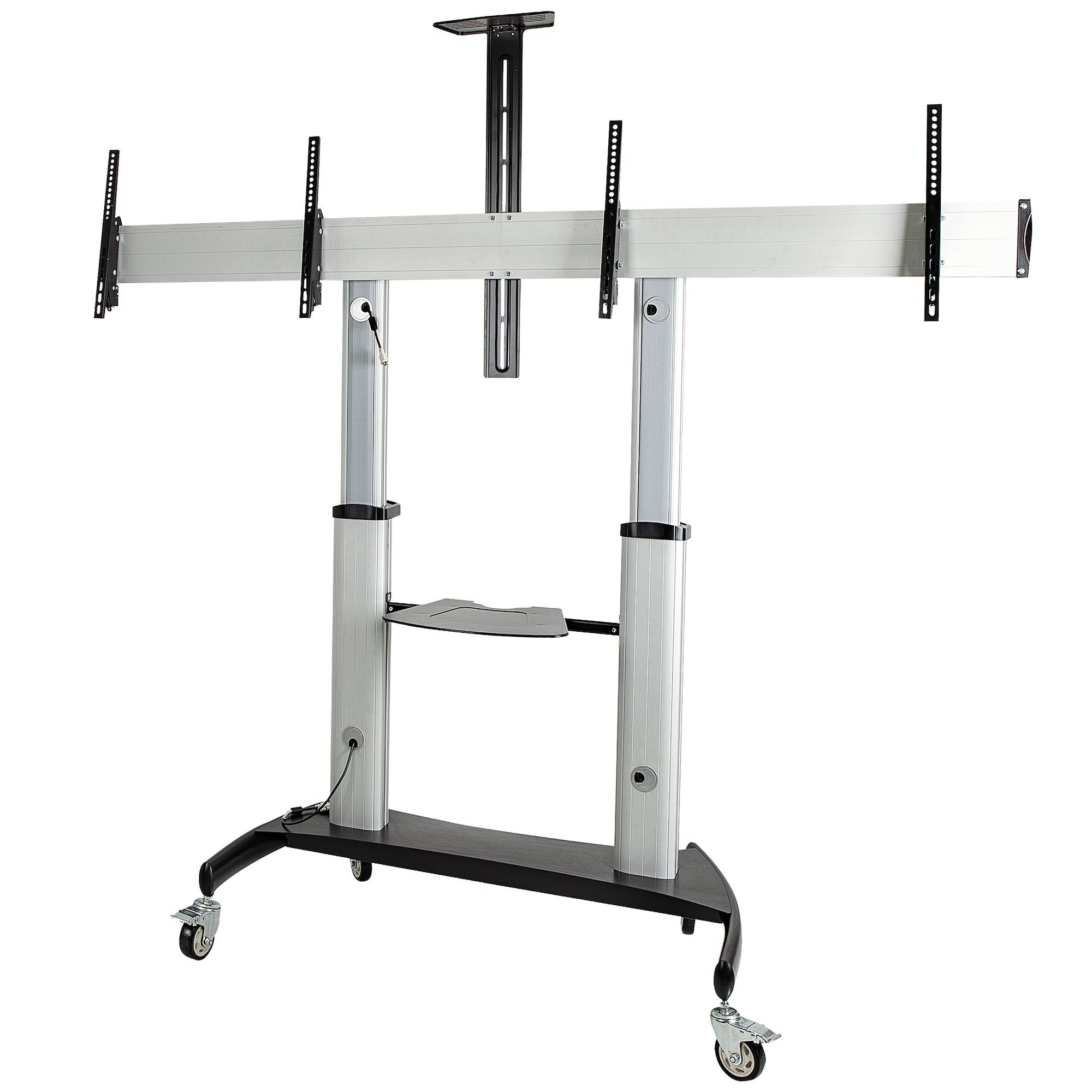 StarTech.com Dual TV Cart - 37-60in TVs - Height Ajs StarTech.com — view 2