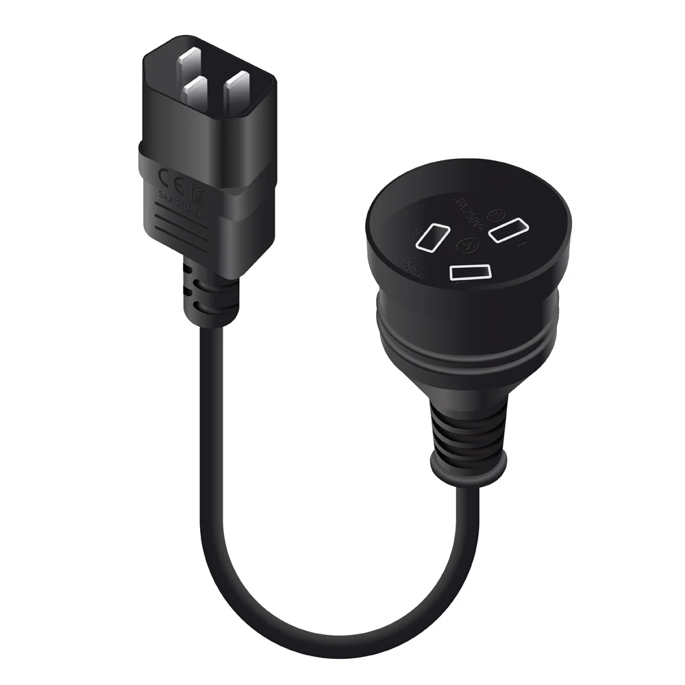ALOGIC 0.15M IEC C14 TO AUS 3 PIN MAINS ALOGIC — view 2