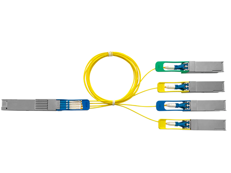 Aruba 400G Q-DD to 2xQSFP56 200G 30m AOC ARUBA — view 2
