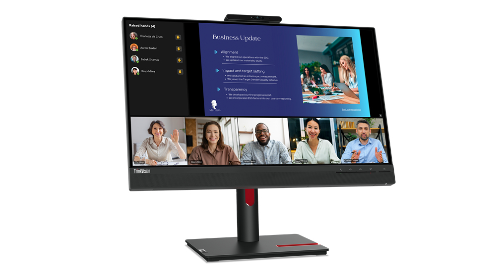 LENOVO T24V-30 23.8 WLED VGA+DP+HDMI 3YR LENOVO — view 2