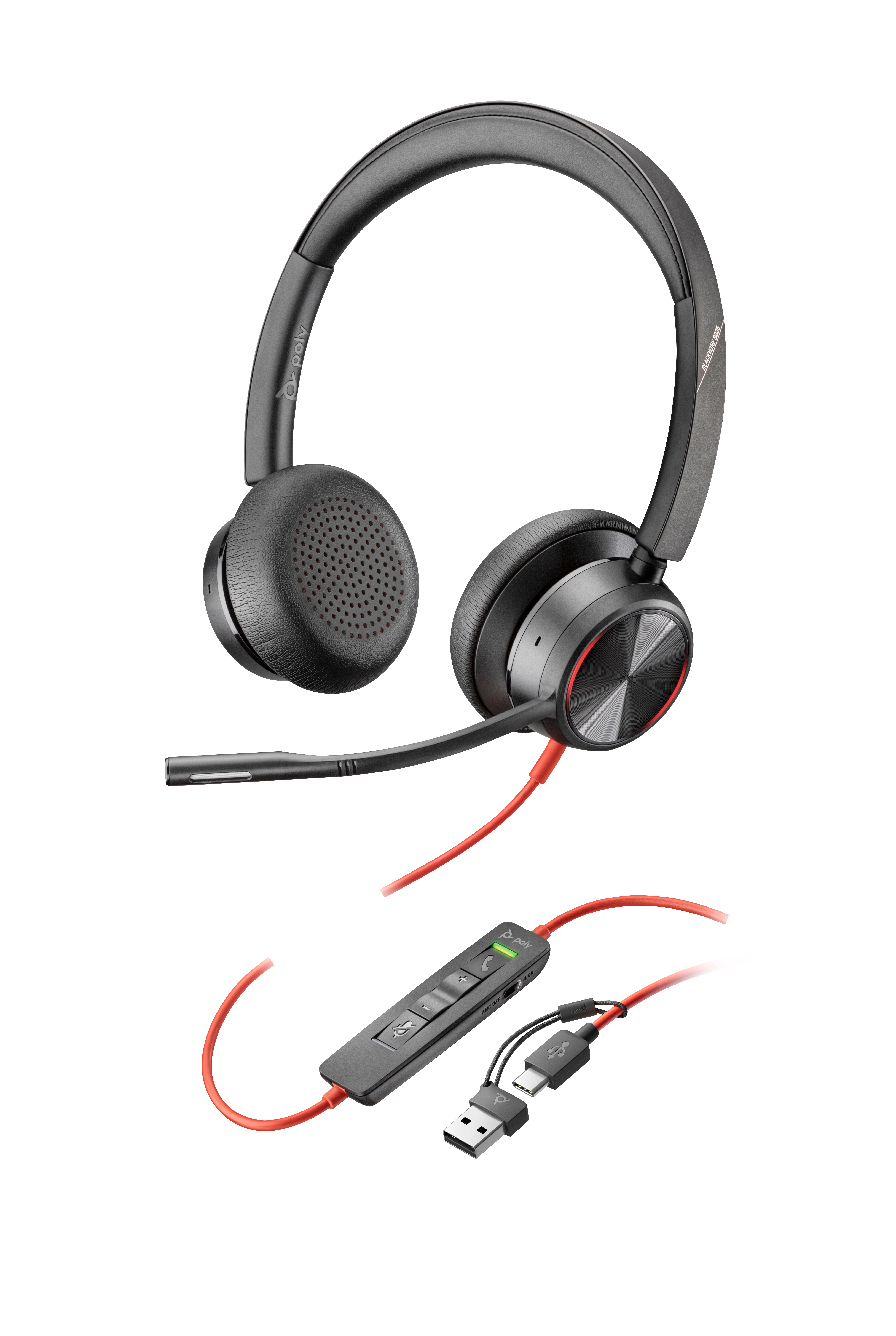 HP Poly BW 8225 Stereo USB-C HS +USB-C/A thumbnail 2