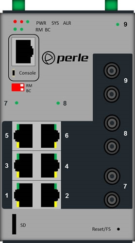 PERLE IDS509F3T2MD2SD80 Eth Switch PERLE — view 2