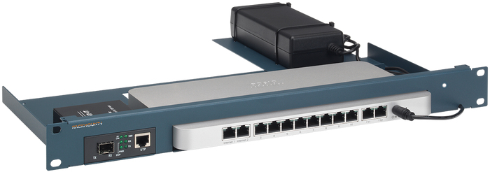 RACKMOUNT.IT RMIT MERAKI MX68 MX75 W MEDIA CONVERTO RACKMOUNT.IT — view 2