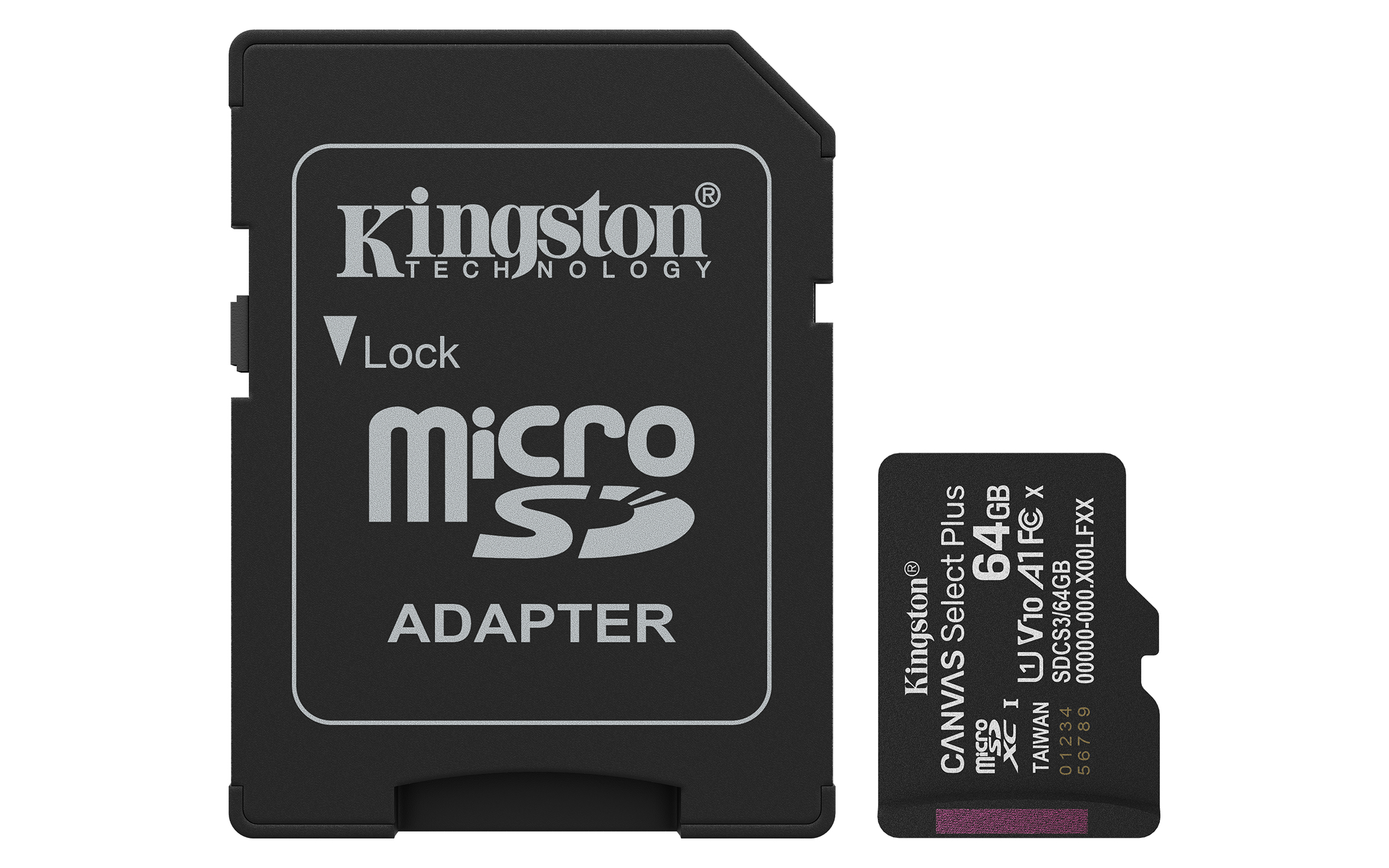 KINGSTON 64GB microSDXC Canvas Select+ Gen3 100MB thumbnail 1