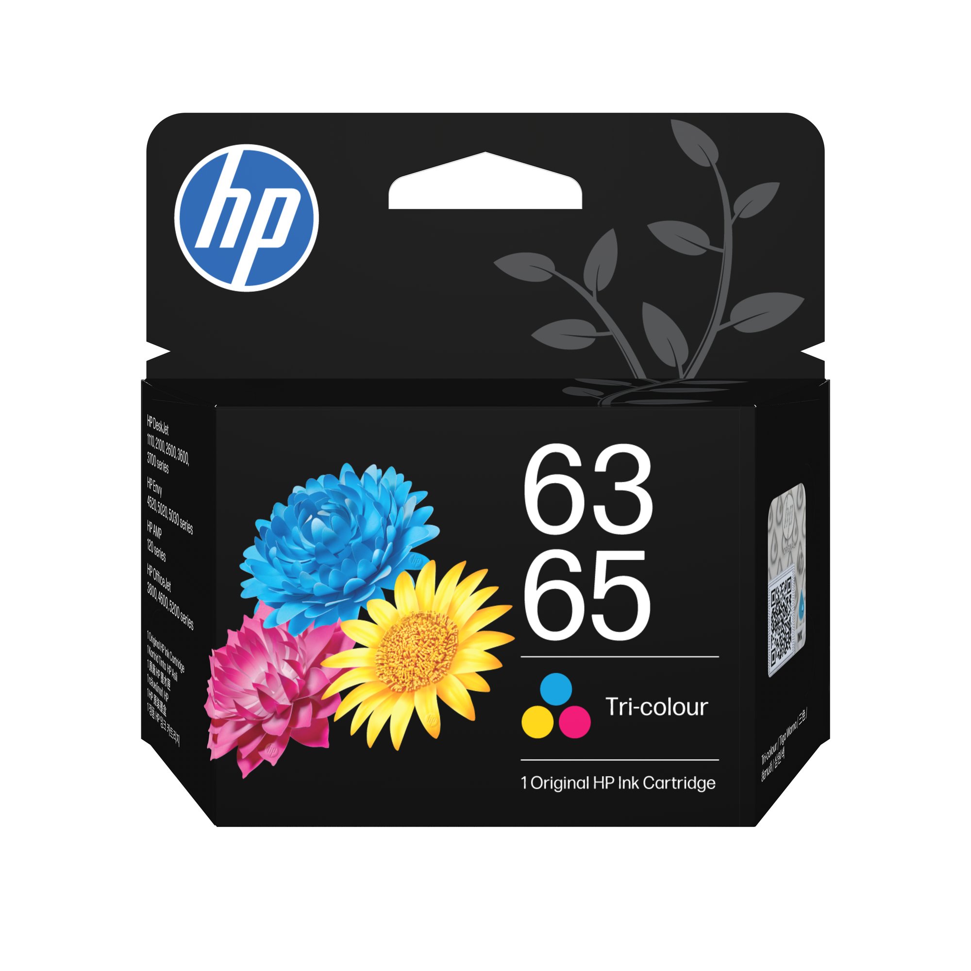 HP 63/65 Tri-color Original Ink Cart HP — view 2