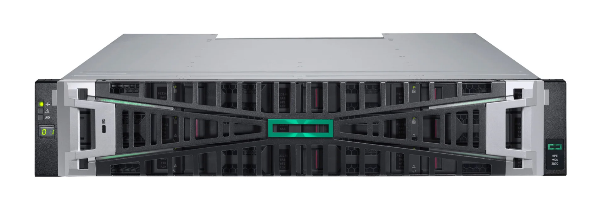 Hewlett Packard Enterprise HPE MSA 2070 LFF 2x32Gb FC 4p Array Hewlett Packard Enterprise — view 2