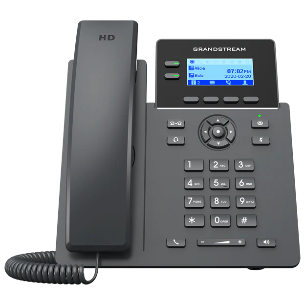 GRP2602P IP Phone 2.21"" LCD Screen 2-line POE Grandstream Networks — view 2