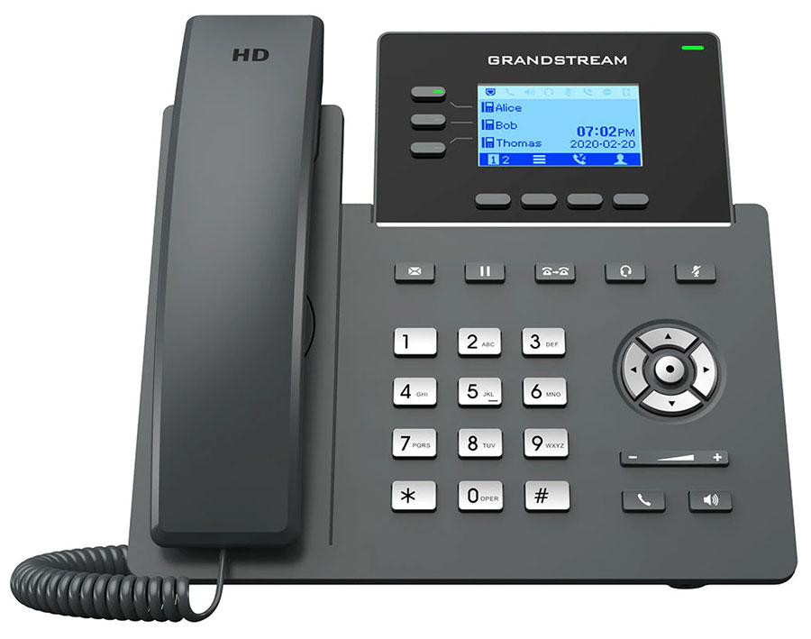 GRP2603 IP Phone 2.98"" LCD Screen 3-line # Grandstream Networks — view 2