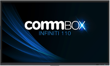 CommBox Infiniti 110"" 4K 16:9 Premium Touchscreen # CommBox — view 2
