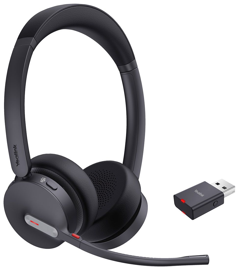WH64 Dual Teams Hybrid Wireless Portable Headset Yealink — view 2
