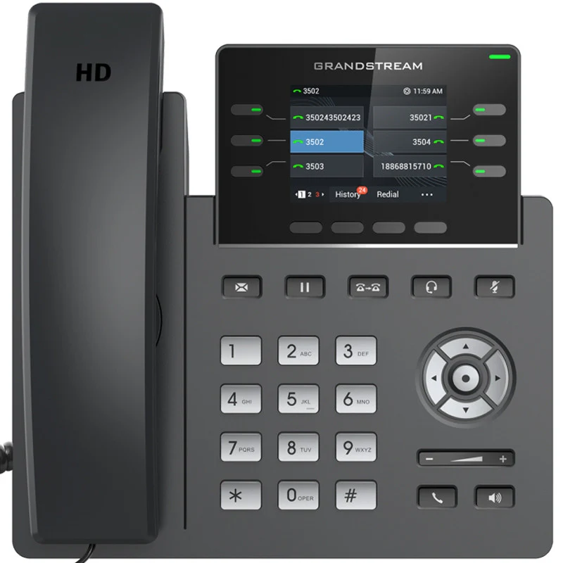 GRP2613W HD IP Phone 2.8"" Colour Screen 6-line PoE# Grandstream Networks — view 2