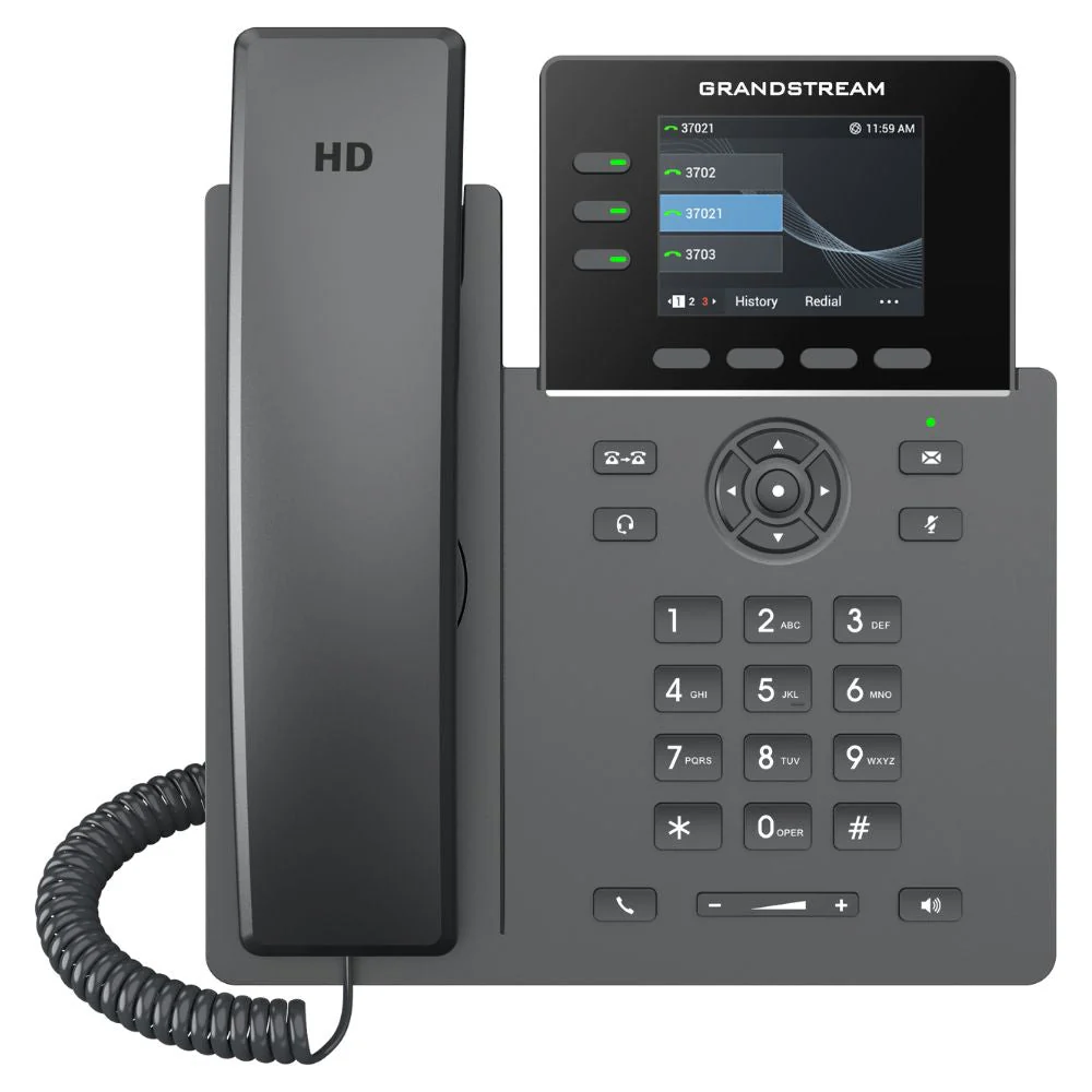 GRP2611G HD IP Phone 2.8"" Colour Screen 4-line Gigabit Grandstream Networks — view 2