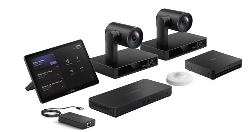 MVCS90 2x UVC86 Camera with MCORE KIT-C5U & AVHUB MVC-BYOD-Extender # Yealink — view 2