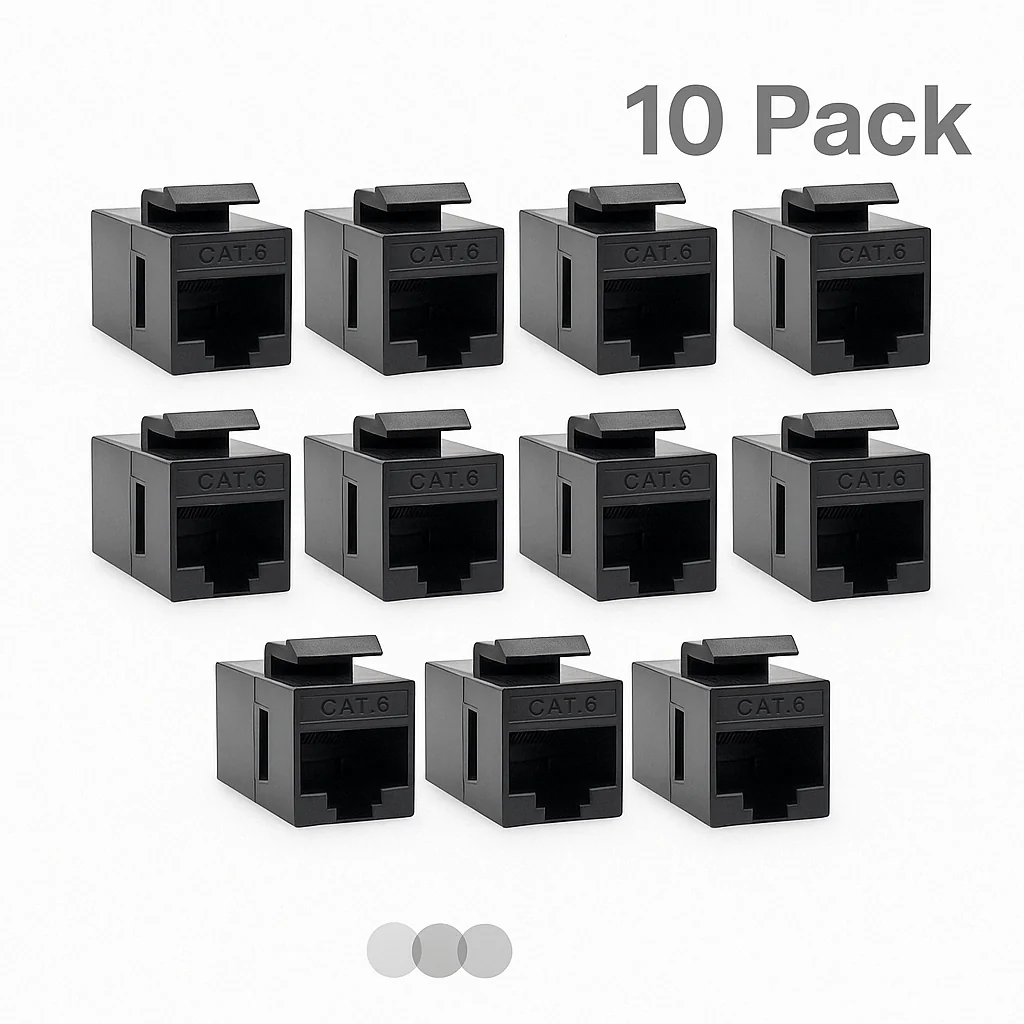 iSecure CAT6-KSCOUPLER-BLK-10PACK iSecure — view 3