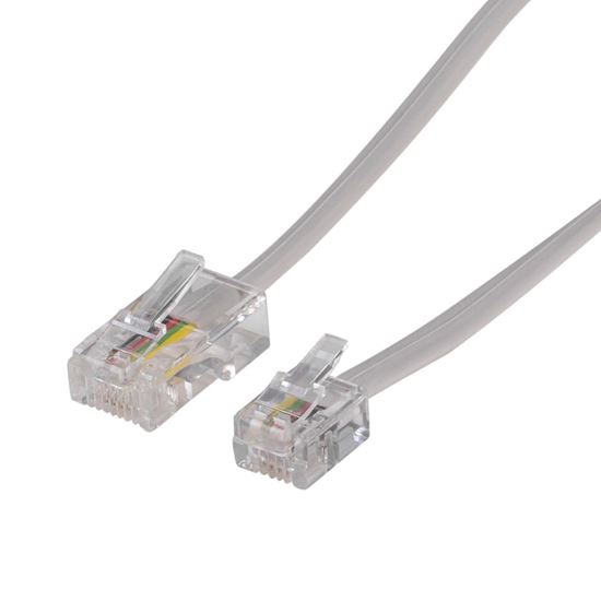 DYNAMIX 5m RJ12 to RJ45 Cable - 4C All pins connected crossed, Dynamix — view 2