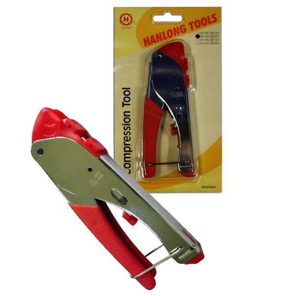 Dynamix Compression Crimp Tool for RG59/RG6 F/BNC & RCA (CT-H518) thumbnail 2