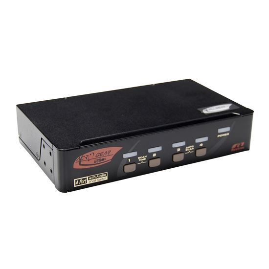 REXTRON 4 Port DisplayPort USB KVM with Audio. Supports DisplayPort Rextron — view 2