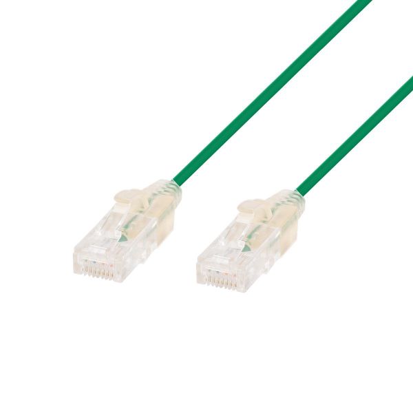 0.5m Cat6A 10G Green UTP LSZH Patch Lead 30AWG 802.3af Unshielded Plug. Dynamix — view 2