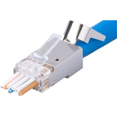 DYNAMIX Cat6/6A STP External Ground push through plug, 20pc pack. Dynamix — view 2