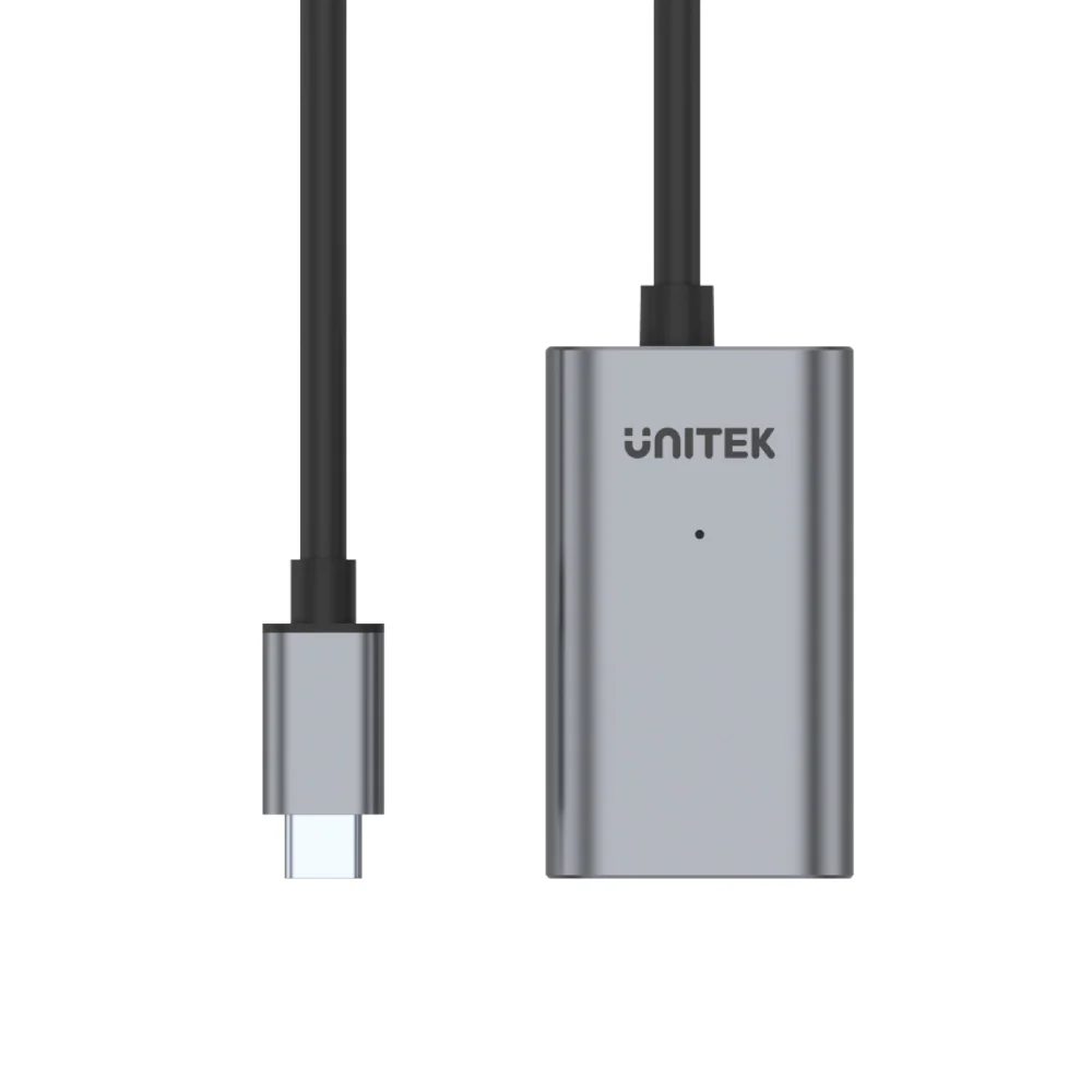 USB C Male to USB C Female Extention Cable Cable 5m Space Grey Unitek — view 2