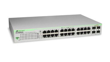 AT-GS950/18PS V2-40 Gigabit webSmart switch- 16x 10/100/1000-T PoE+- 2x SFP Ports and single fixed PSU- AU Power Cord Allied Telesis — view 2