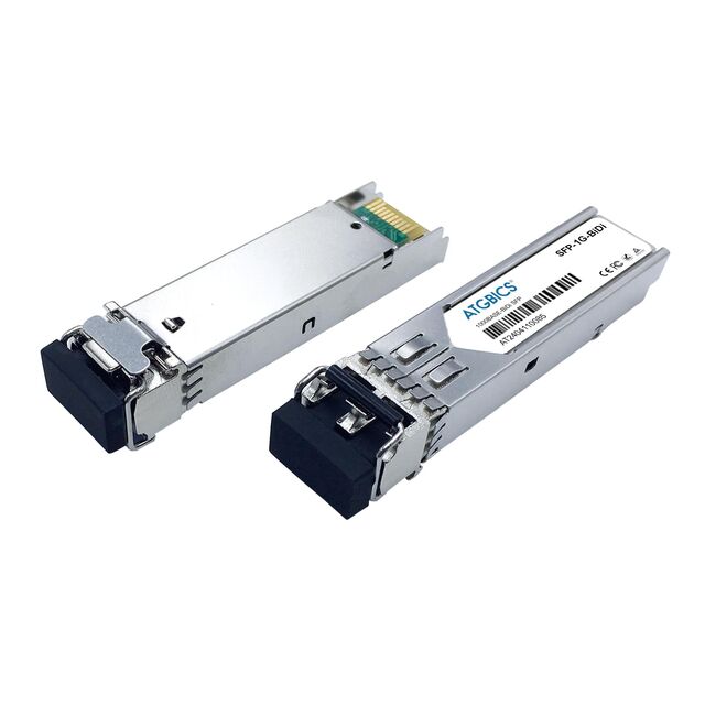 AT-SPBD20-14-EXT 20KM Bidirectional GbE SMF SFP 1490Tx/1310Rx- Burst Mode- Industrial Temperature- for AT-TN-118 10+ (each) # Allied Telesis — view 2
