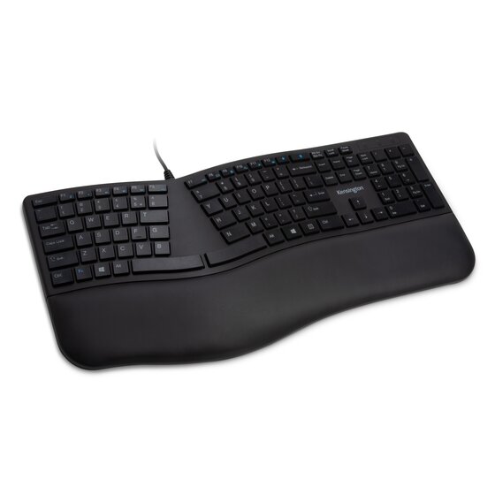 Pro Fit Ergonomic Wired Keyboard - Black Kensington — view 1